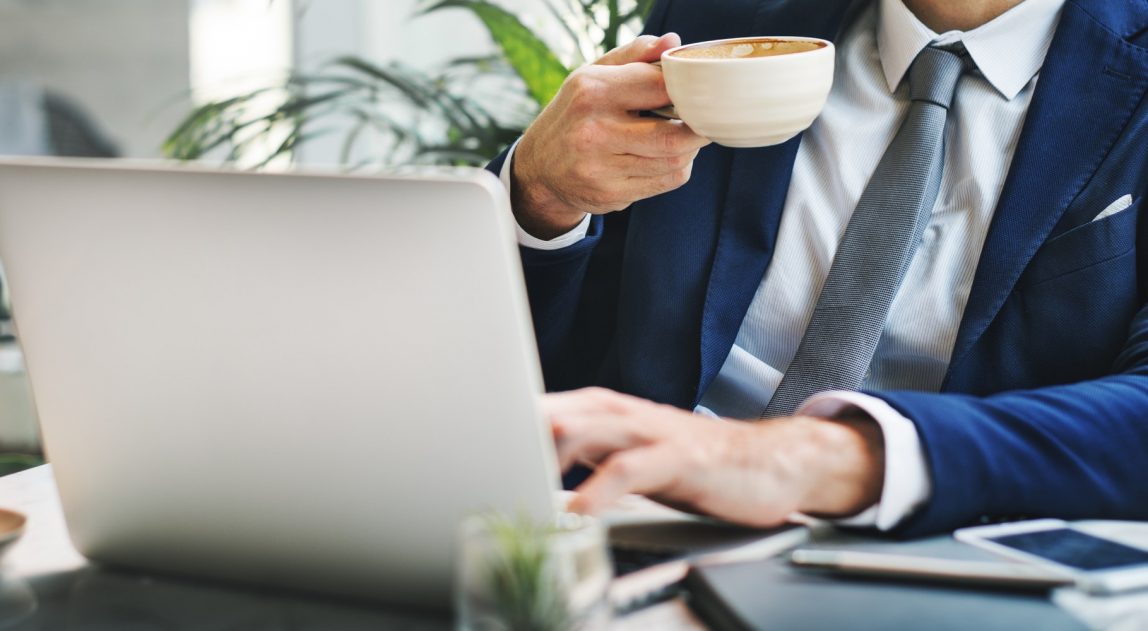 Businessman Working Thinking Business Concept